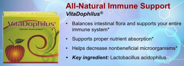 All Natural Immune Support with Vitadophilus