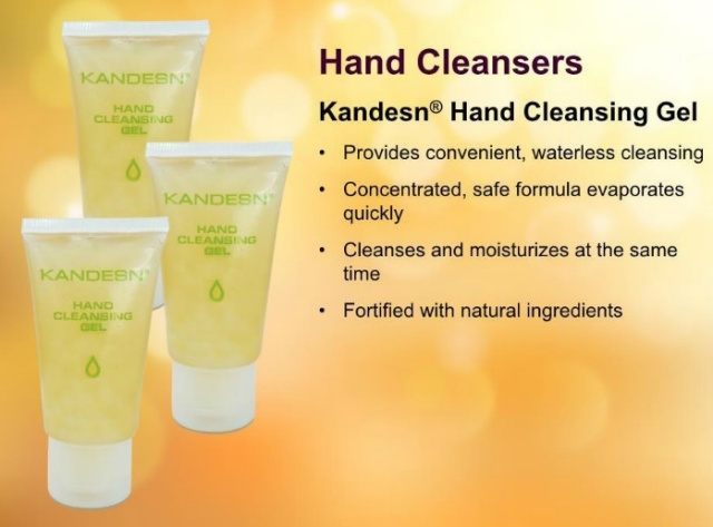 Kandesn Herbal Hand Cleansing Gel/3-Pack/1 oz each