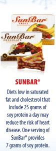 Sunbars and Soy Protein