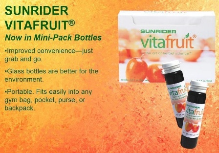 Sunrider VitaFruit/Natural Fruit Drink Concentrate/10 Pack/.5 fl. oz. Vials