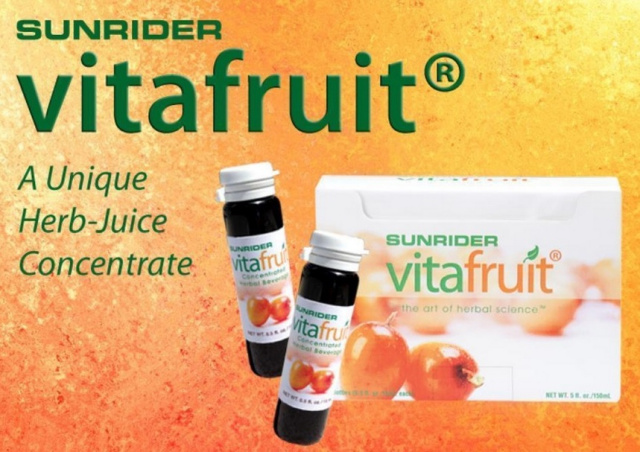 Sunrider VitaFruit/Natural Fruit Drink Concentrate/10 Pack/.5 fl. oz. Vials